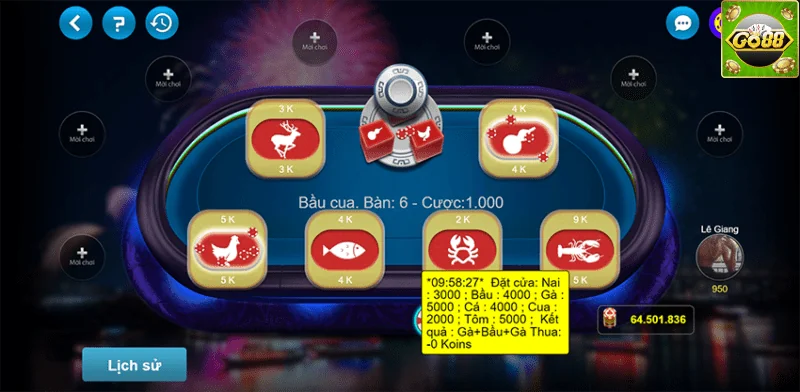Bầu Cua Go88